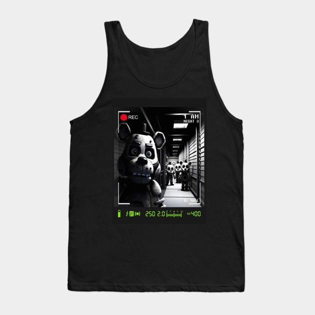 Security Cam Robo Mascots Tank Top by SkullTroops